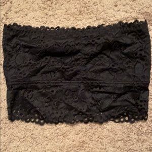 Black lace bralette